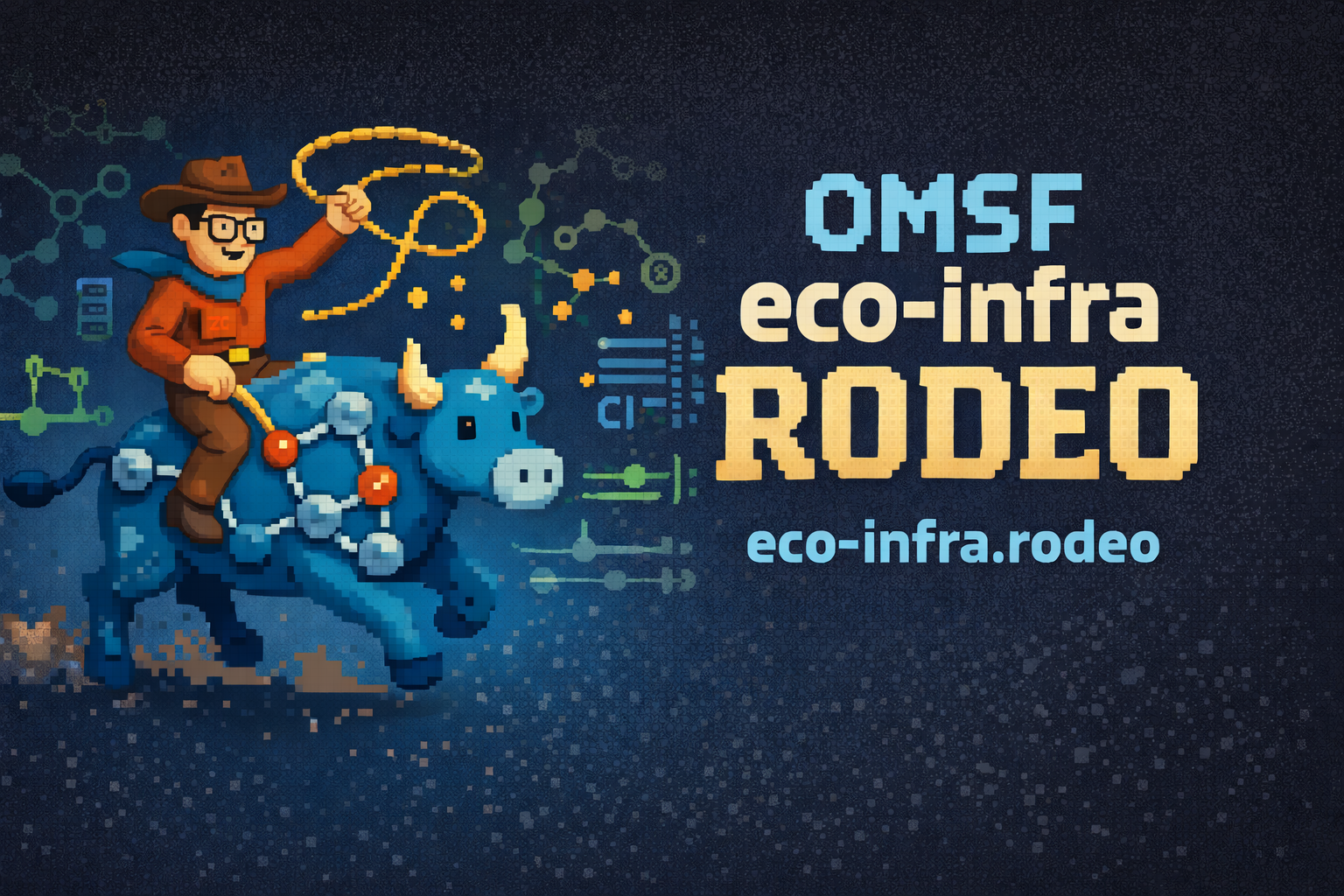 OMSf eco-infra rodeo illustration